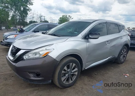 2017 Nissan Murano S z USA, uszkodzony, nr VIN 5N1AZ2MGXHN124879